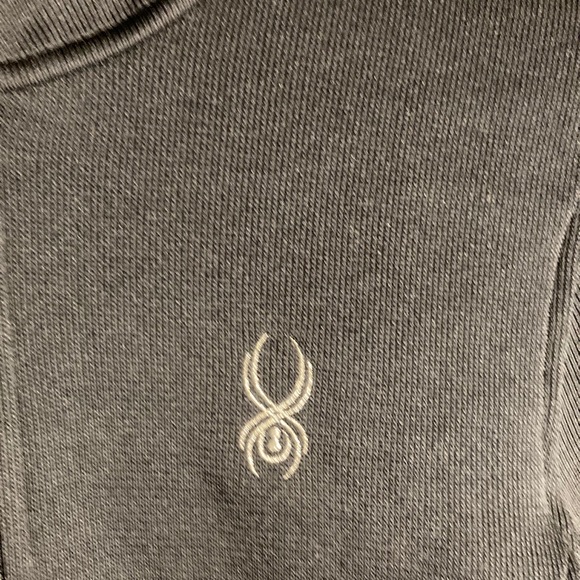 Spyder core sweater black full zip jacket. Beautiful jacket, fits like a medium - Picture 6 of 10